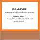 Sarabande Concert Band sheet music cover